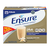 Ensure plus nutrition shake, vanilla, gain or maintain a healthy weight, 8-fl. oz. plastic bottles Full-Size Picture